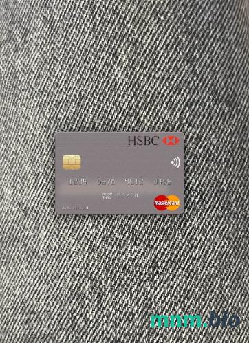 Egypt HSBC bank wygląd zdjęcia mastercard skan PSD + zdjęcie
